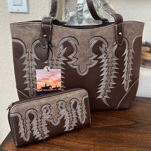 American Bling purse & Wallet Set